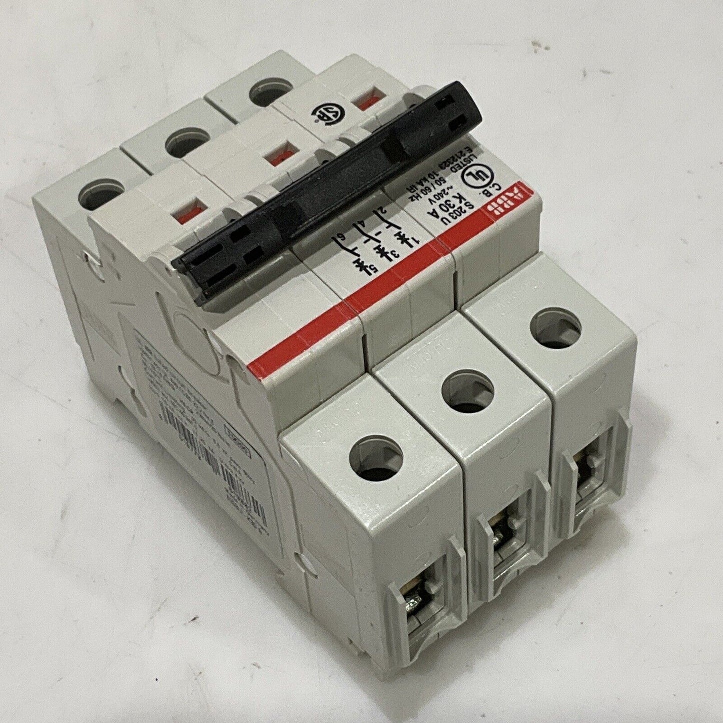 ABB S203U-K30 MINI CIRCUIT BREAKER 3P 30A U3S