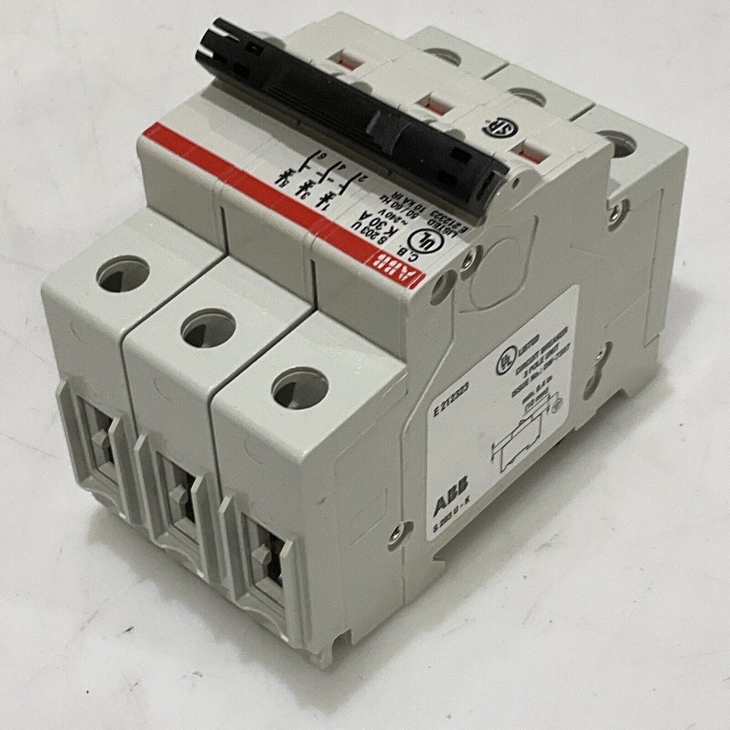 ABB S203U-K30 MINI CIRCUIT BREAKER 3P 30A U3S