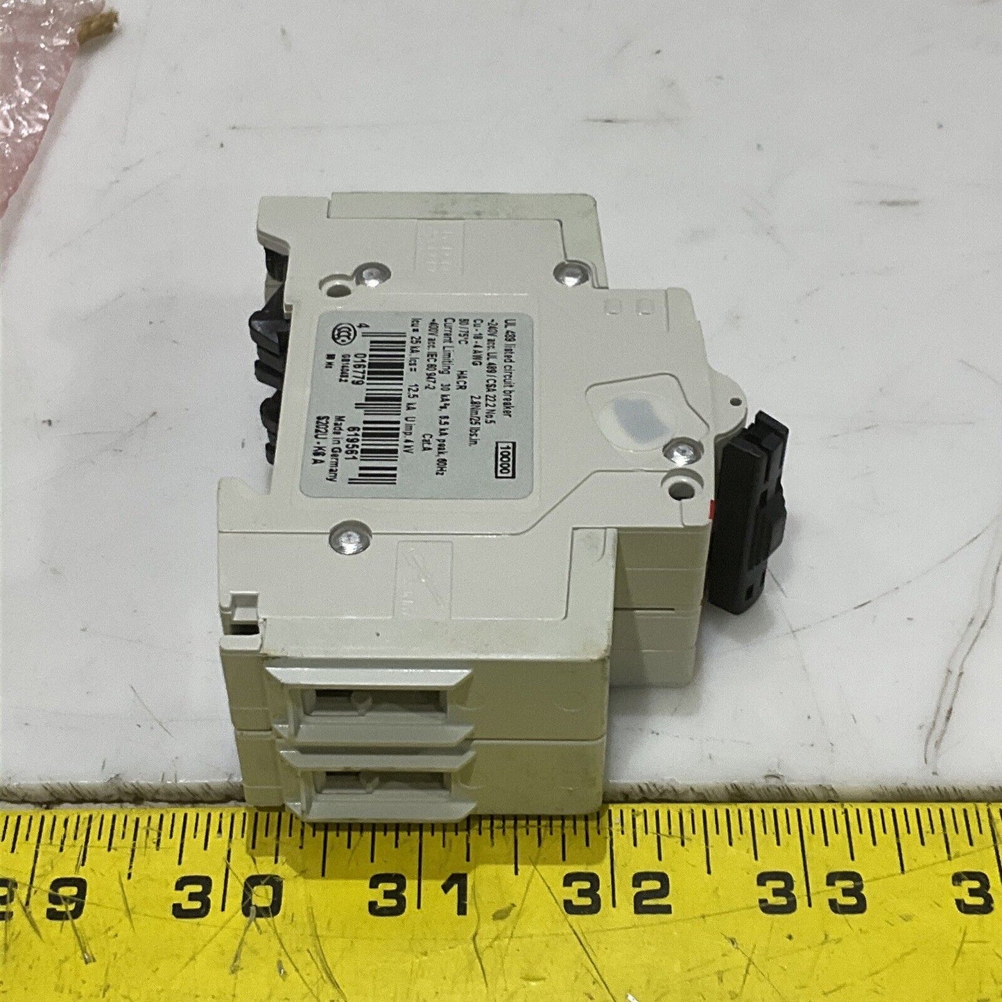 ABB S202U-K6 CIRCUIT BREAKER 50/60 HZ 2 POLE U3S