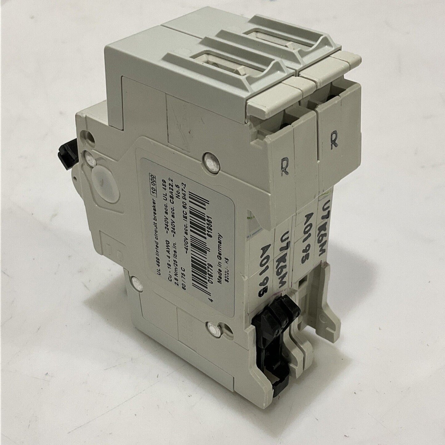 ABB S202U-K6 CIRCUIT BREAKER 2P 240VAC 6A UL489 TRIP CURVE K U3S