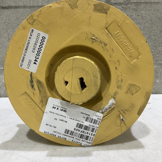 WEIR WARMEN D3147BFA05G1 D3147BFA05 5 VANE SLURRY IMPELLER 5VCG 373