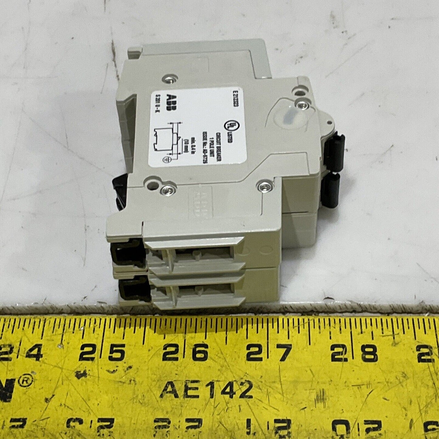 ABB S201-K20 CIRCUIT BREAKER 1 POLE 240V 50/60HZ LOT OF 2 U3S