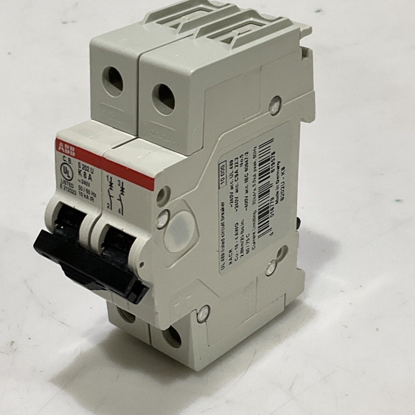 ABB S202U-K8 CIRCUIT BREAKER 240V 50/60HZ U3S