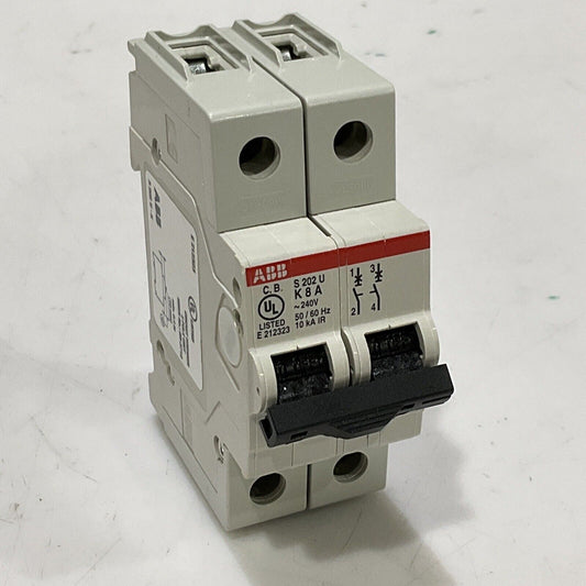 ABB S202U-K8 CIRCUIT BREAKER 240V 50/60HZ U3S