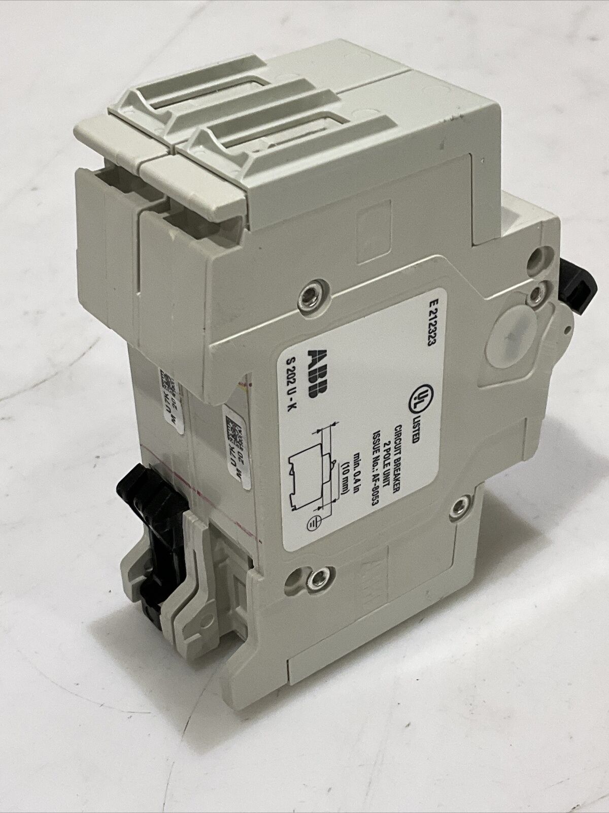 ABB S202U-K20 CIRCUIT BREAKER 240V 50/60HZ 2 POLE U3S