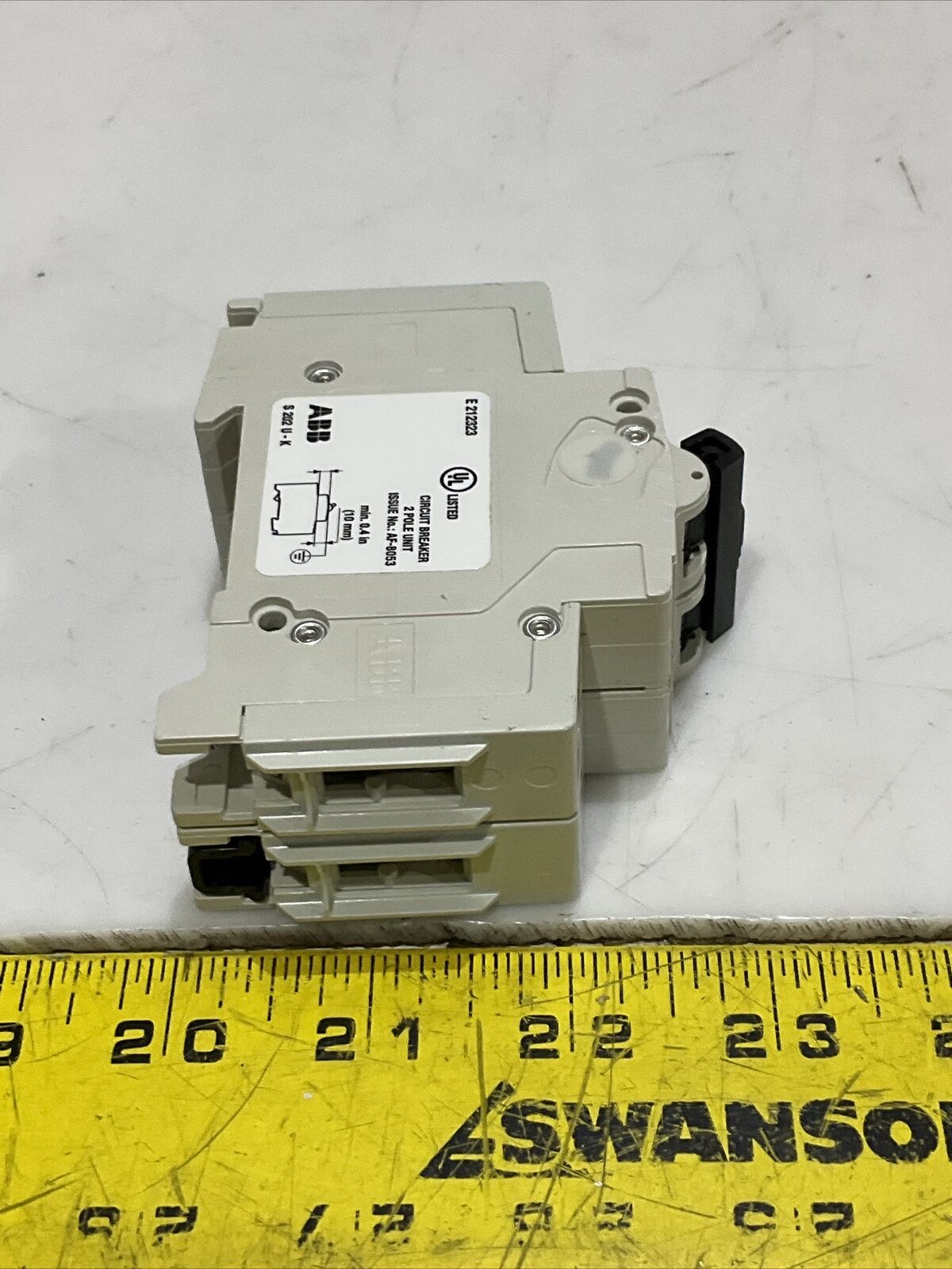 ABB S202U-K20 CIRCUIT BREAKER 240V 50/60HZ 2 POLE U3S