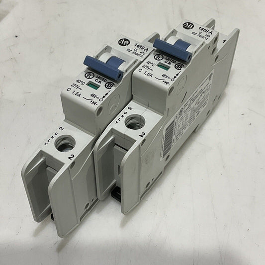 AB 1489-A AB-5321 CIRCUIT BREAKER 1 POLE UNIT 50/60HZ 240/415V LOT OF 2 U3S