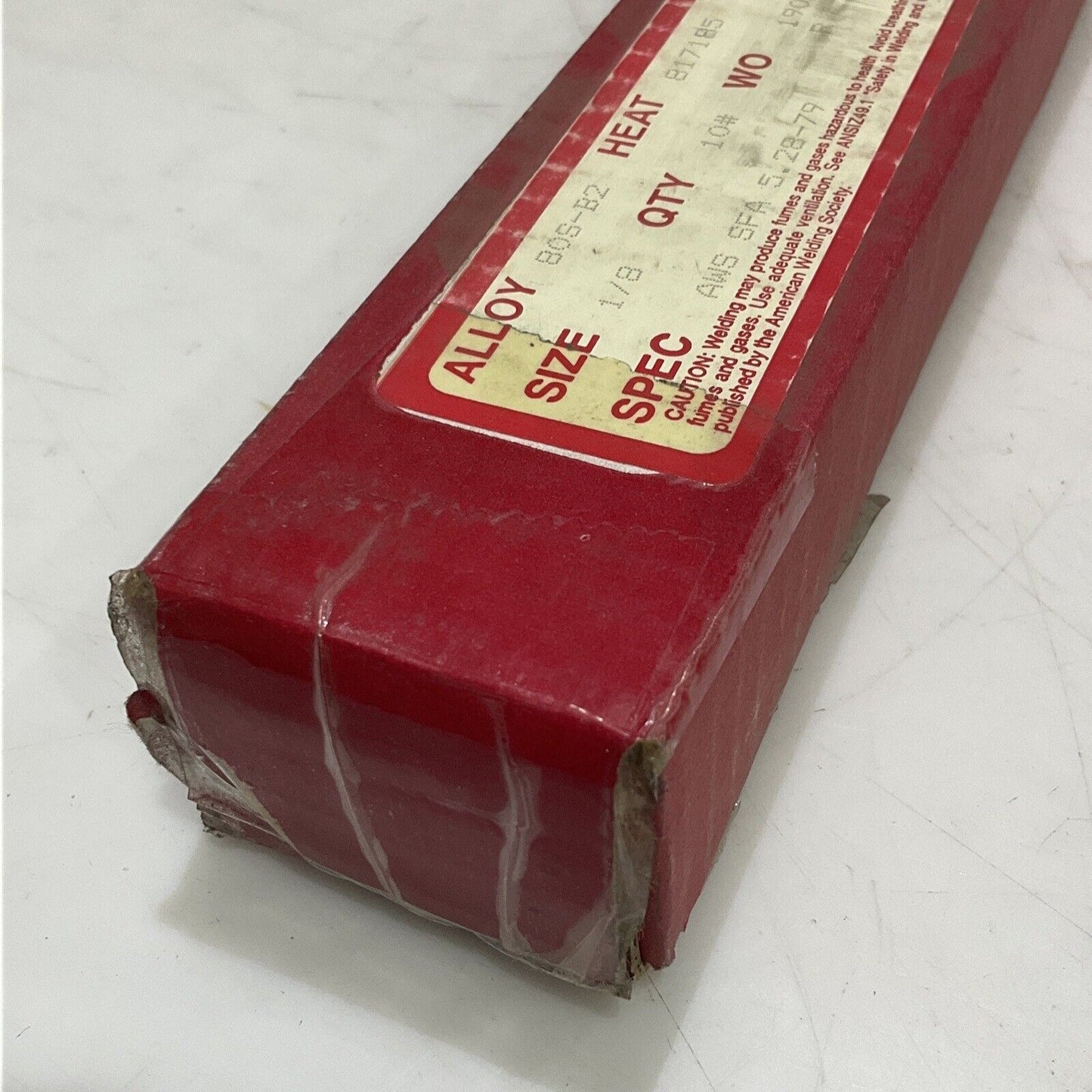 HQA 80S-B2 WELDING ELECTRODES 81785 1/8 AWS SFA 5.28-79 10 LB 90 EA 373