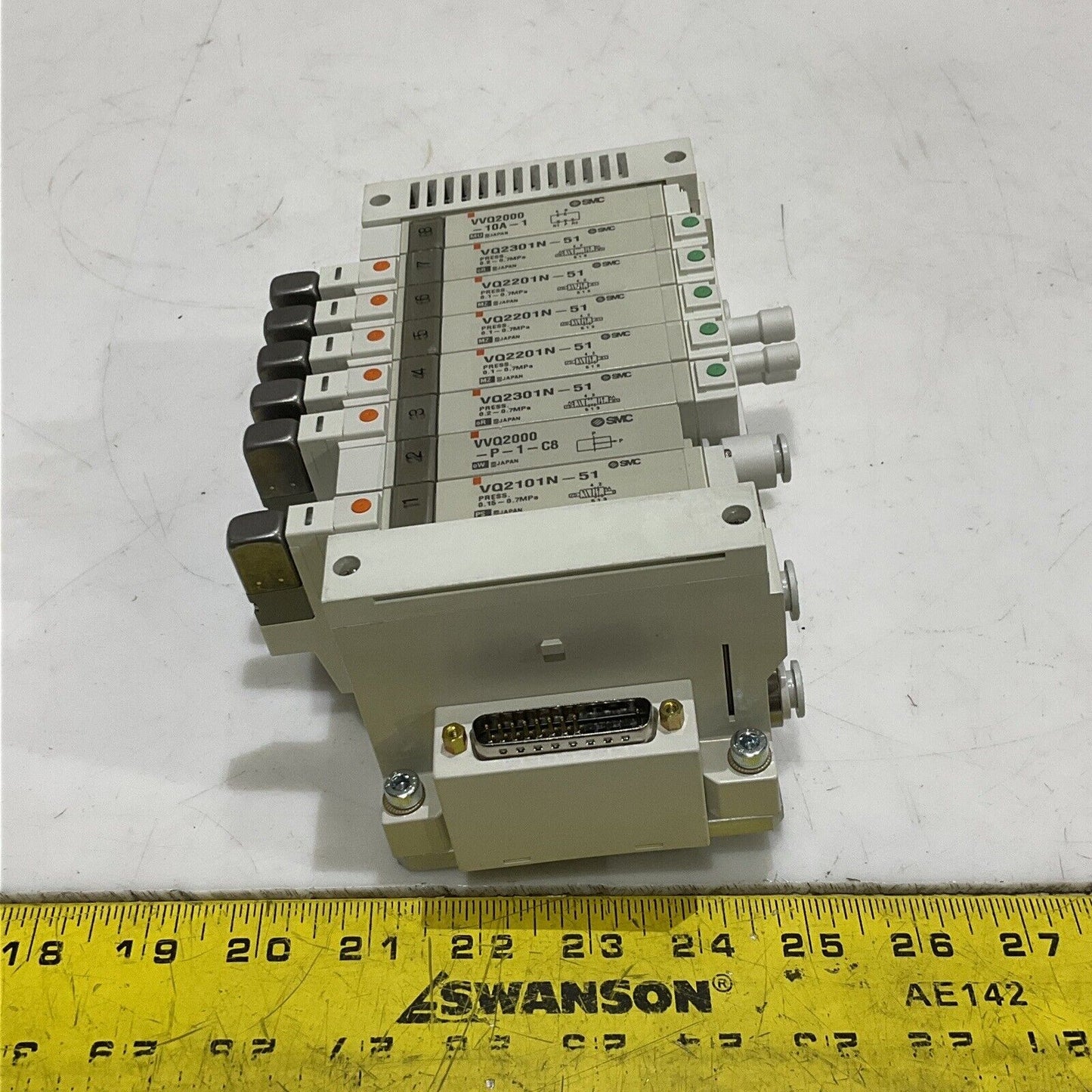 SMC VV5Q21-08-DAN00043 8 STATION MANIFOLD U3S