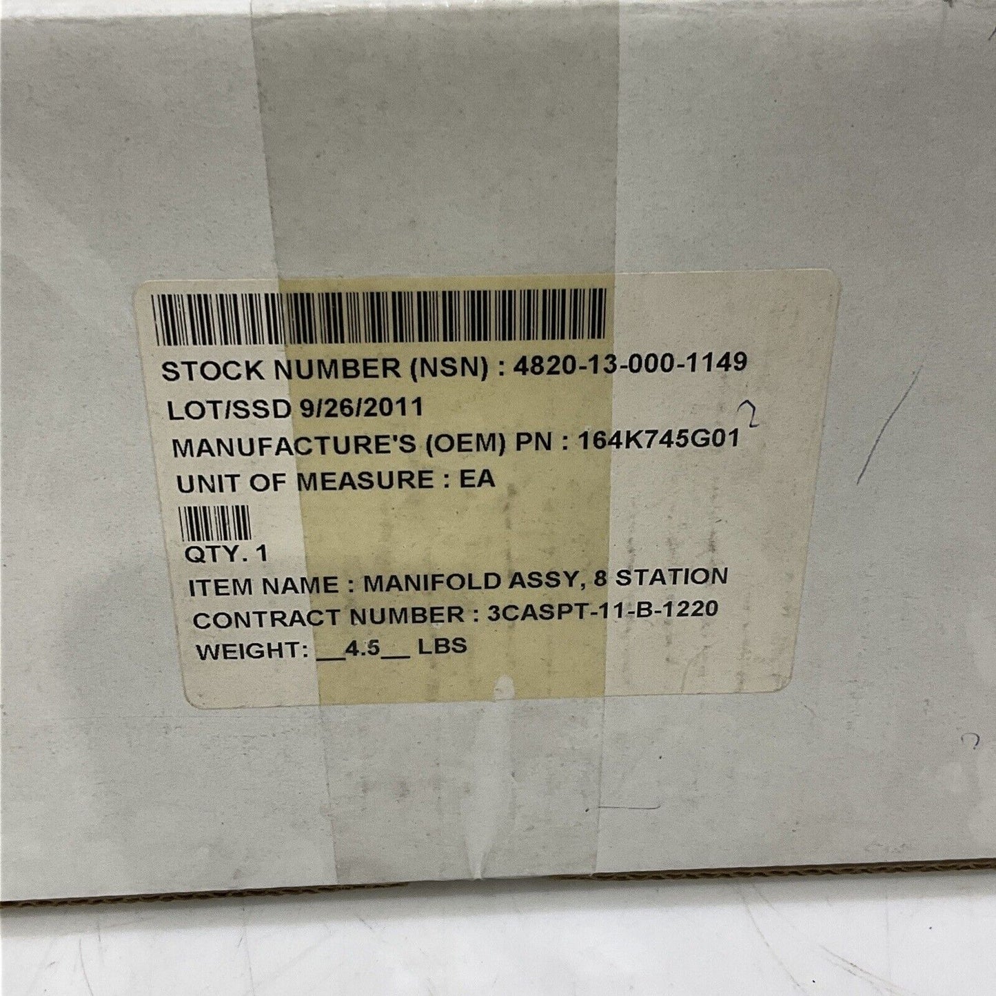 SMC VV5Q21-08-DAN00043 8 STATION MANIFOLD U3S