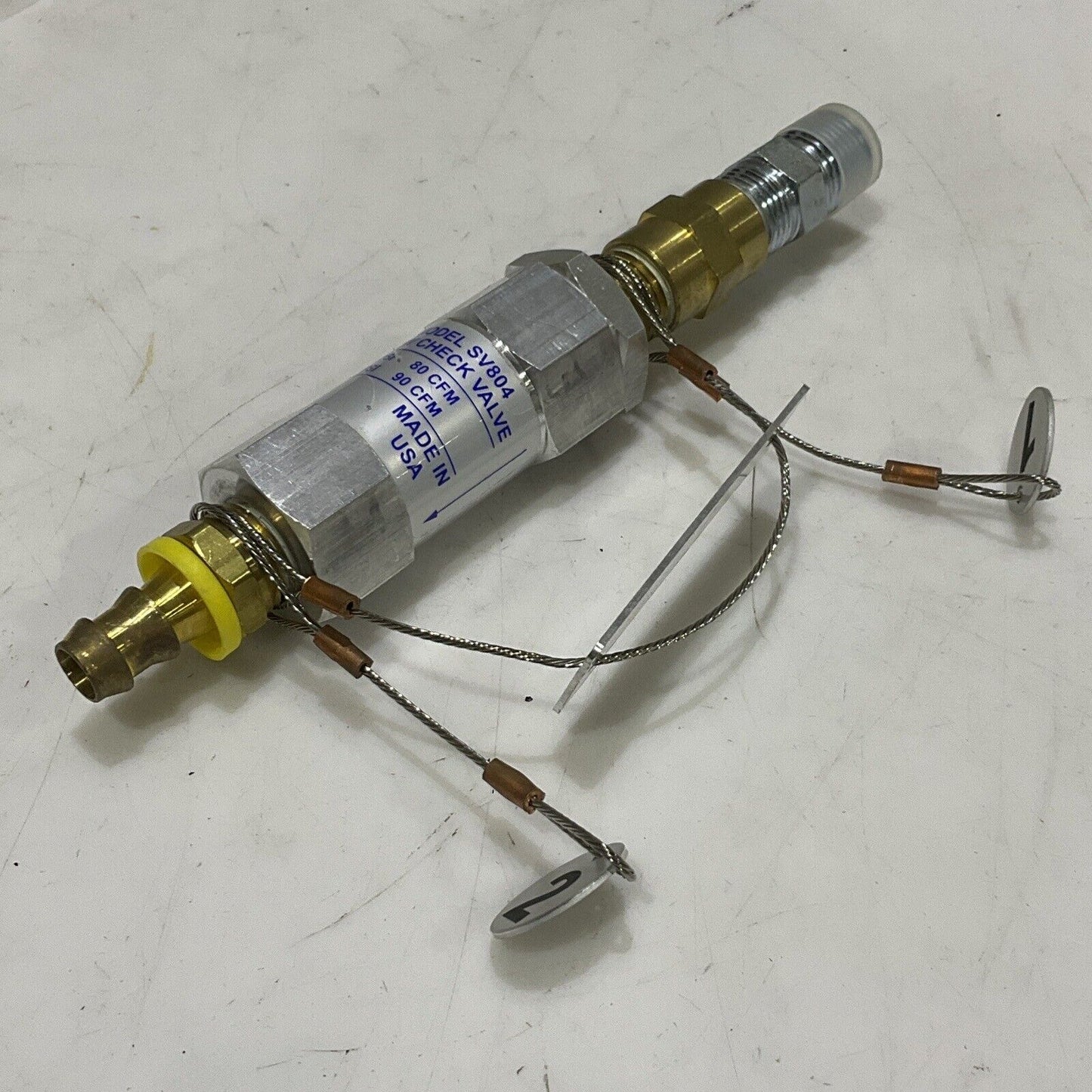 COILHOUSE PNEUMATICS SV804 EXCESS FLOW CHECK VALVE 90-125PSI 1/2” NPT U3S