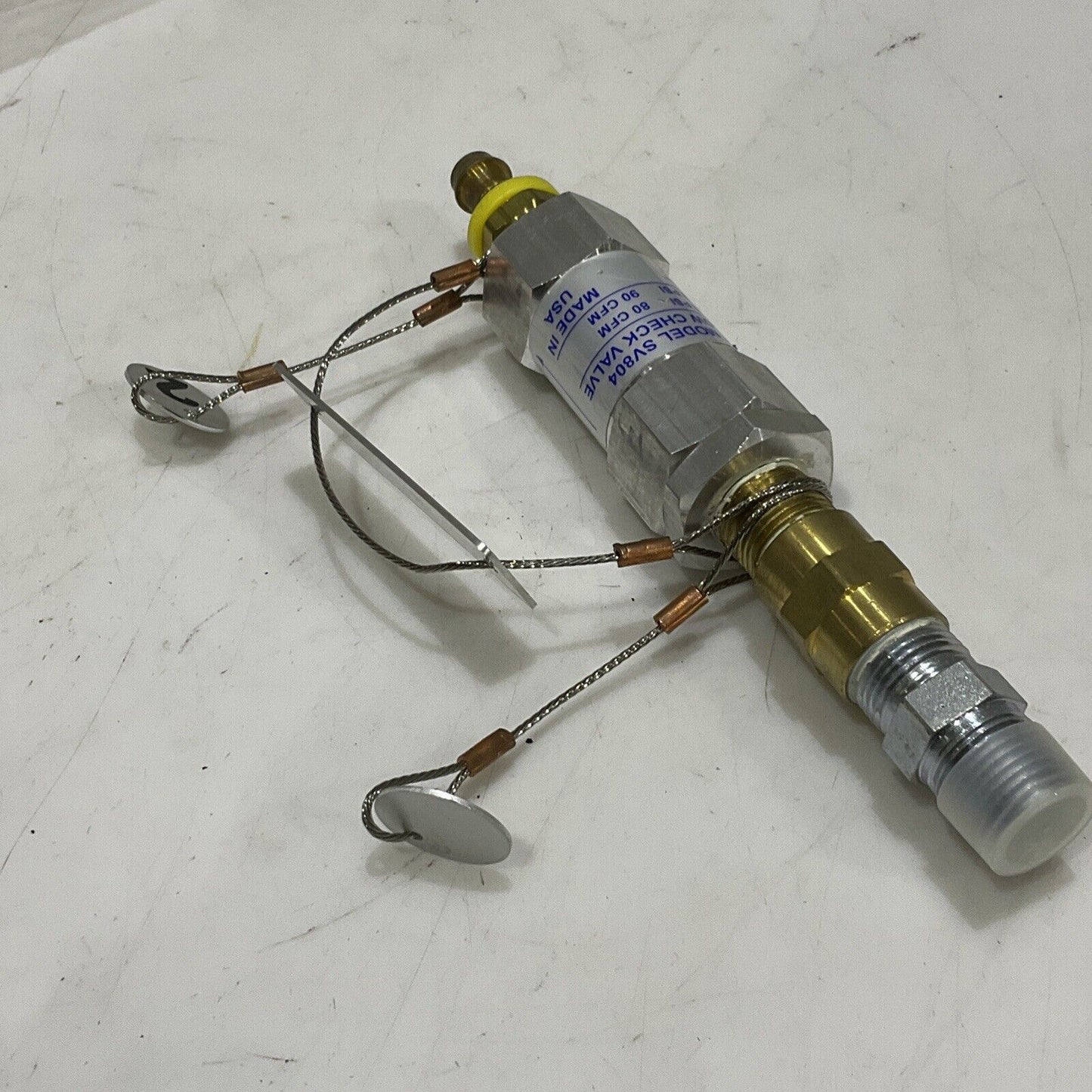 COILHOUSE PNEUMATICS SV804 EXCESS FLOW CHECK VALVE 90-125PSI 1/2” NPT U3S