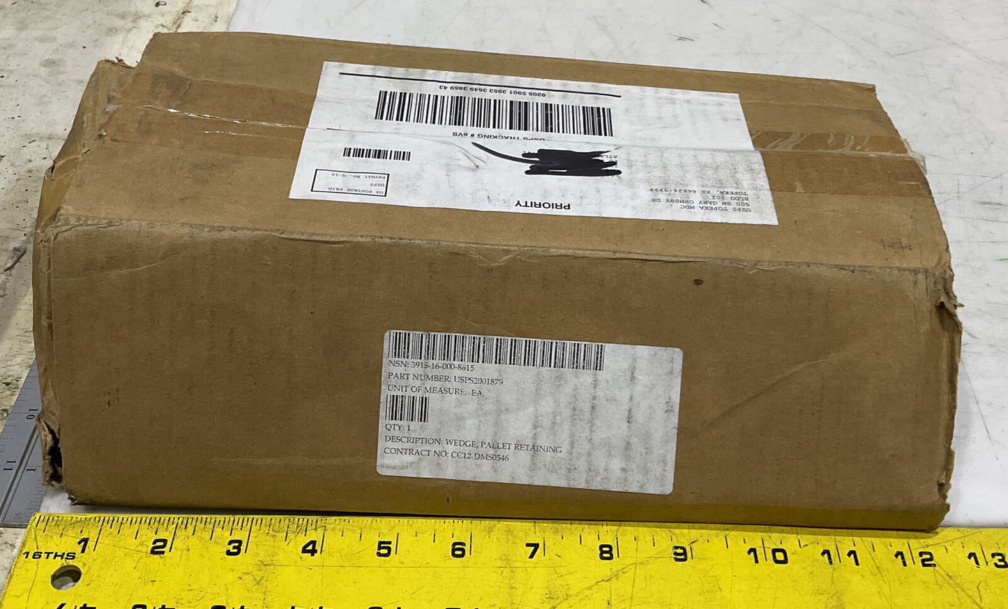 GENERAL USPS2001879 3915-16-000-8615 PALLET RETAINING WEDGE U3S