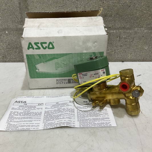 ASCO 8300D058RU SOLENOID VALVE 3-WAY 1/4 120V 36.2 W 373