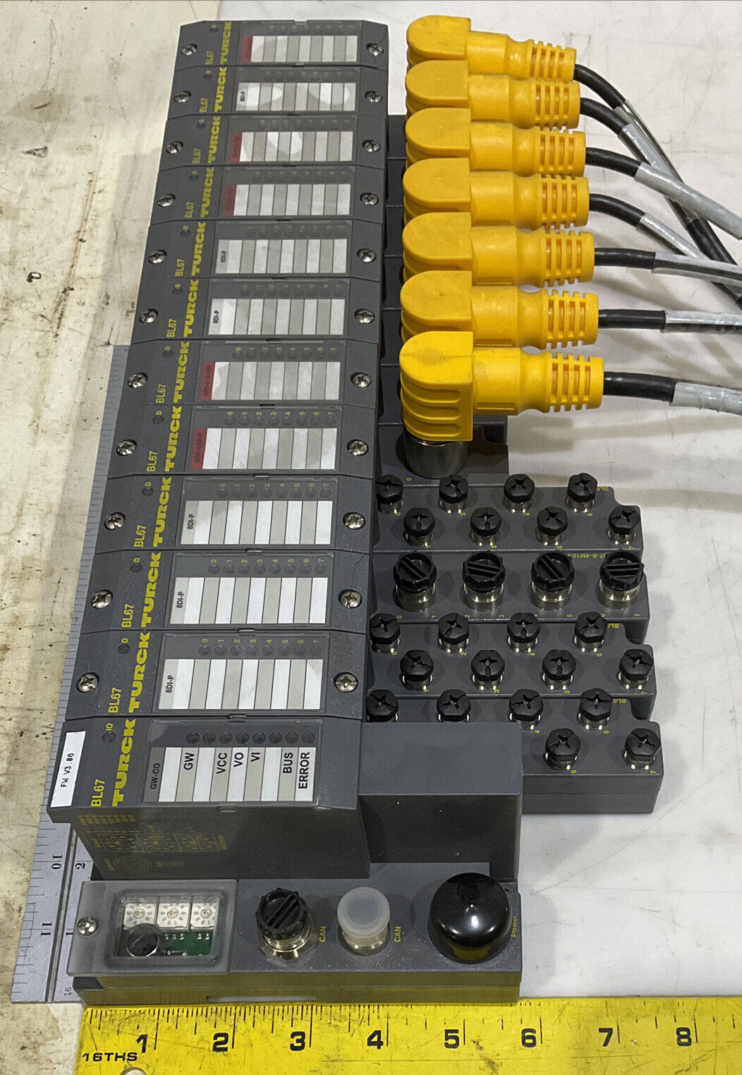 TURCK BL67 ETHERNET GATEWAY BASE AND MODULES U3S