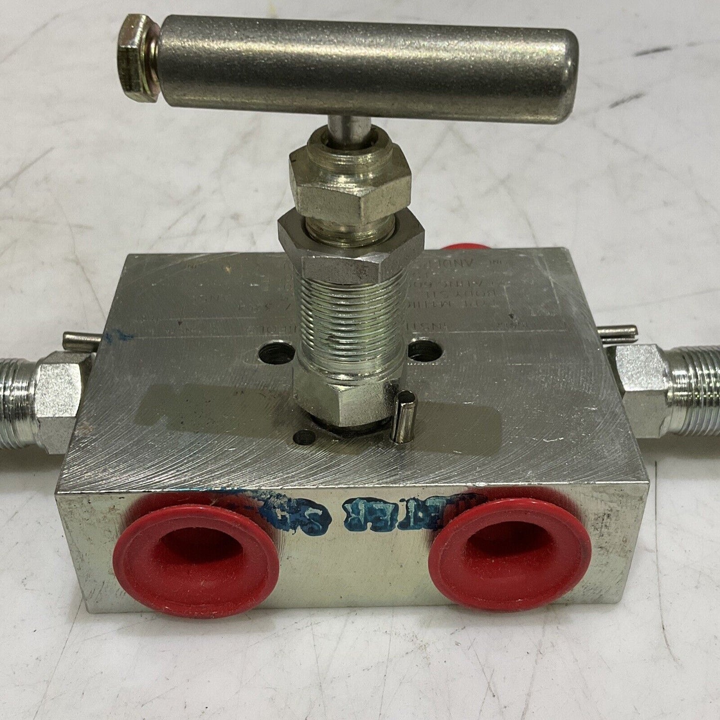 ANDERSON GREENWOOD M1HIC-4 G464 MANIFOLD 6000 PSI 02.8158.560 373