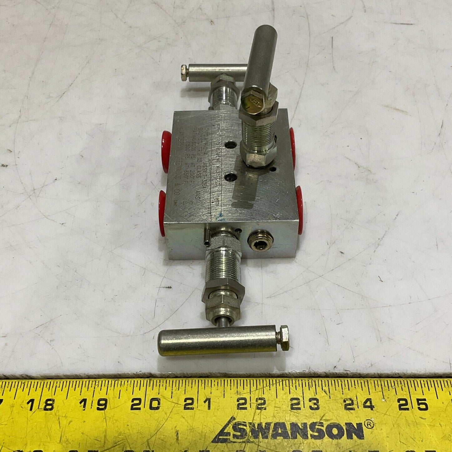 ANDERSON GREENWOOD M1HIC-4 G464 MANIFOLD 6000 PSI 02.8158.560 373