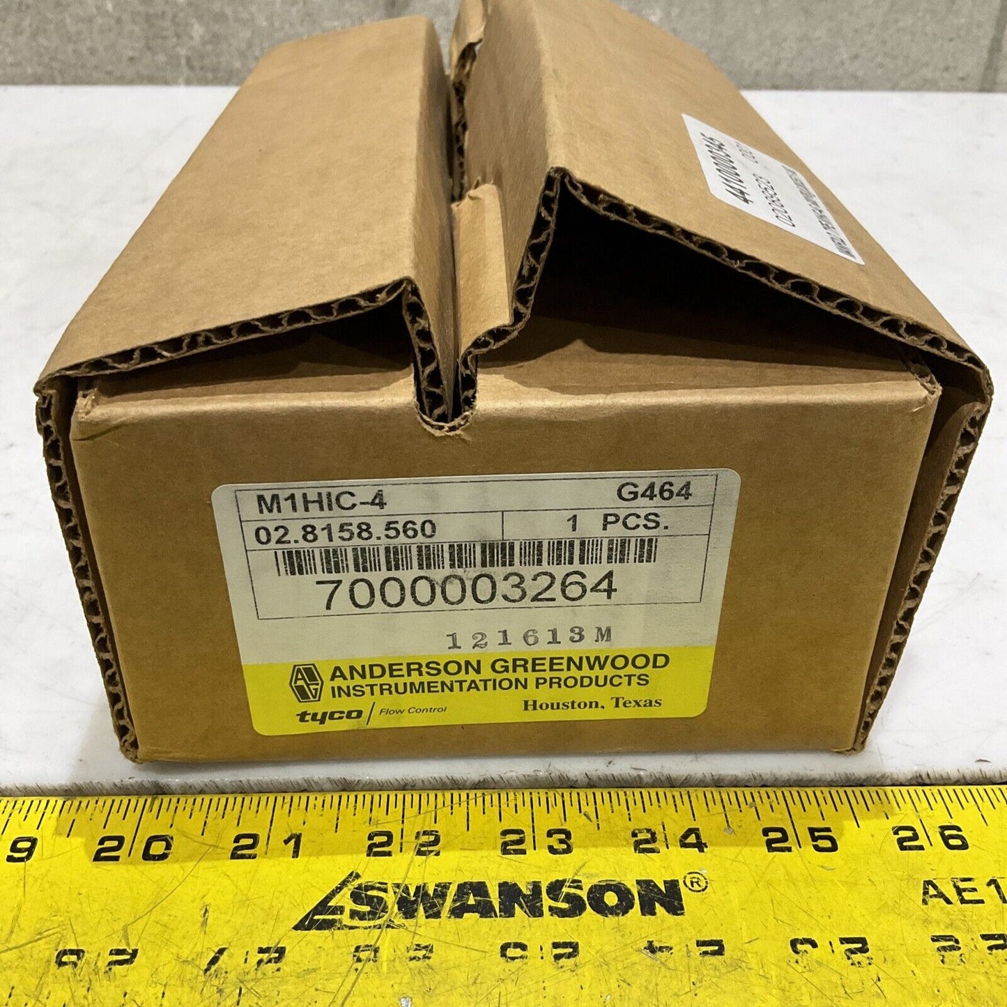 ANDERSON GREENWOOD M1HIC-4 G464 MANIFOLD 6000 PSI 02.8158.560 373