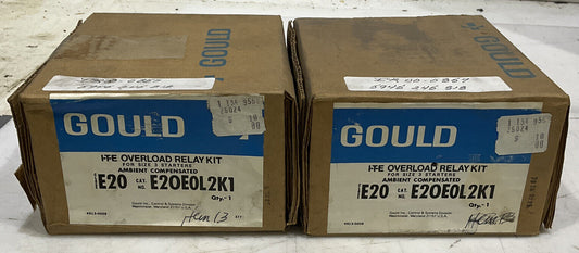 GOULD E20E0L2K1 I-T-E OVERLOAD RELAY KIT LOT OF 2 373