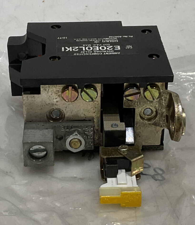 GOULD E20E0L2K1 I-T-E OVERLOAD RELAY KIT LOT OF 2 373