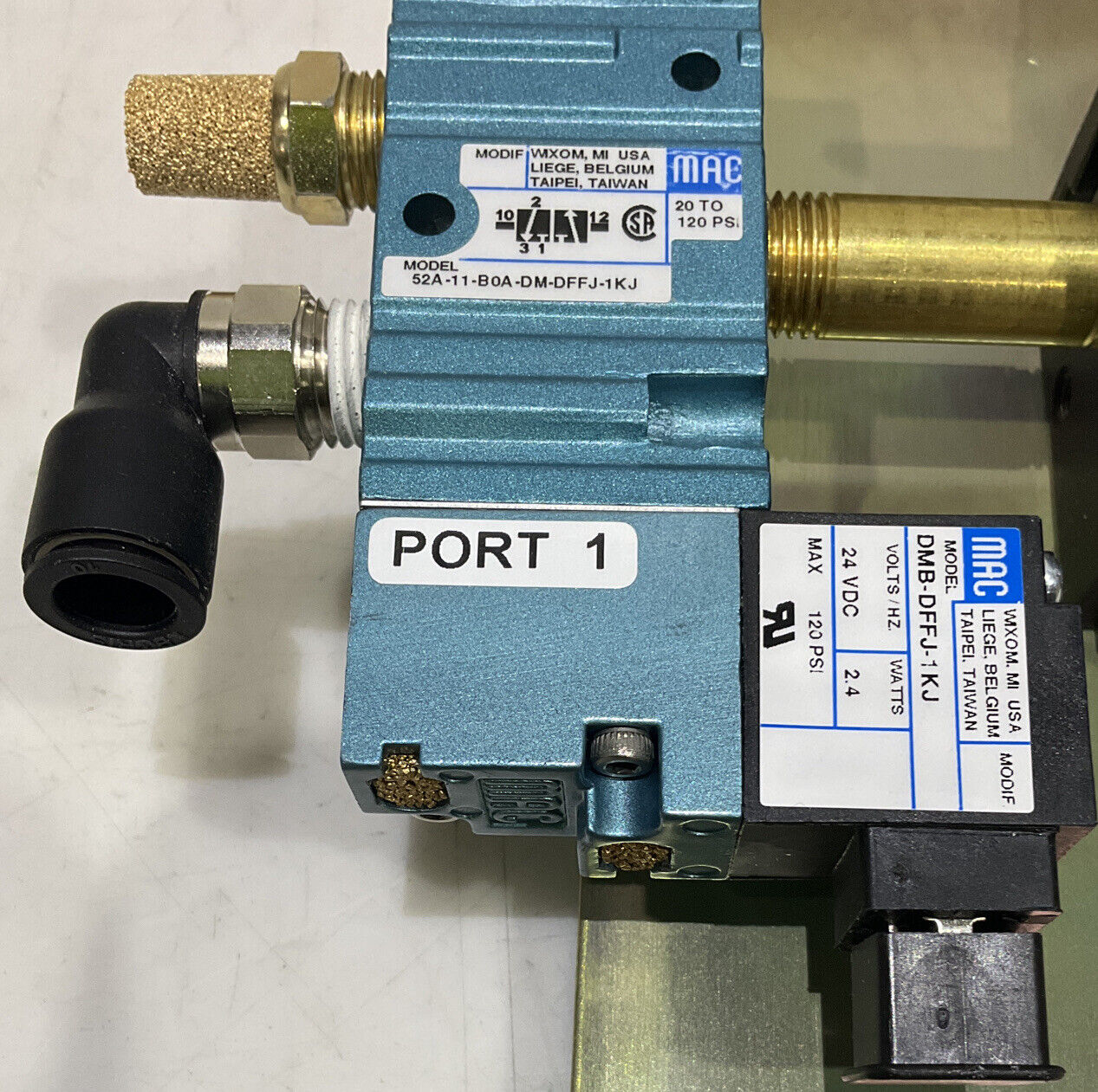 GENERAL SUNX DP-100 174K019G01 INJECTOR NOZZLE PNEUMATIC ASSEMBLY U3S