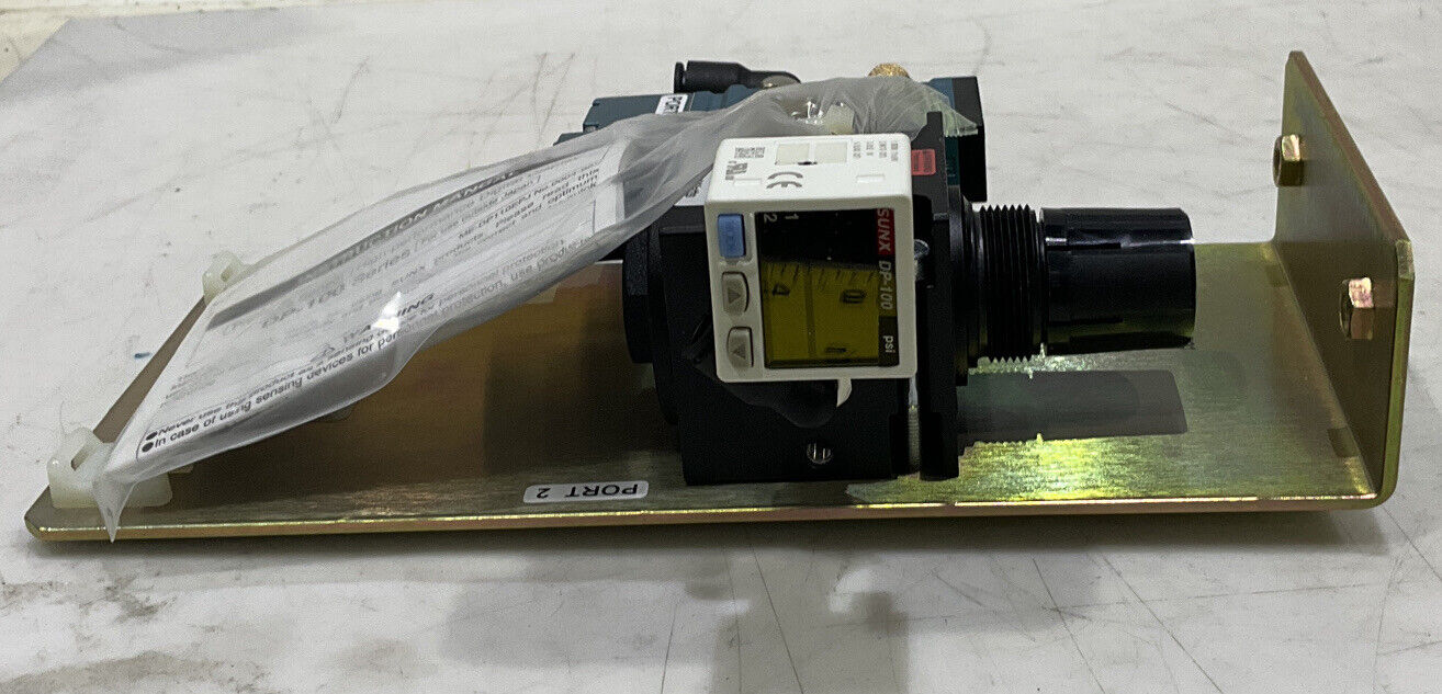 GENERAL SUNX DP-100 174K019G01 INJECTOR NOZZLE PNEUMATIC ASSEMBLY U3S