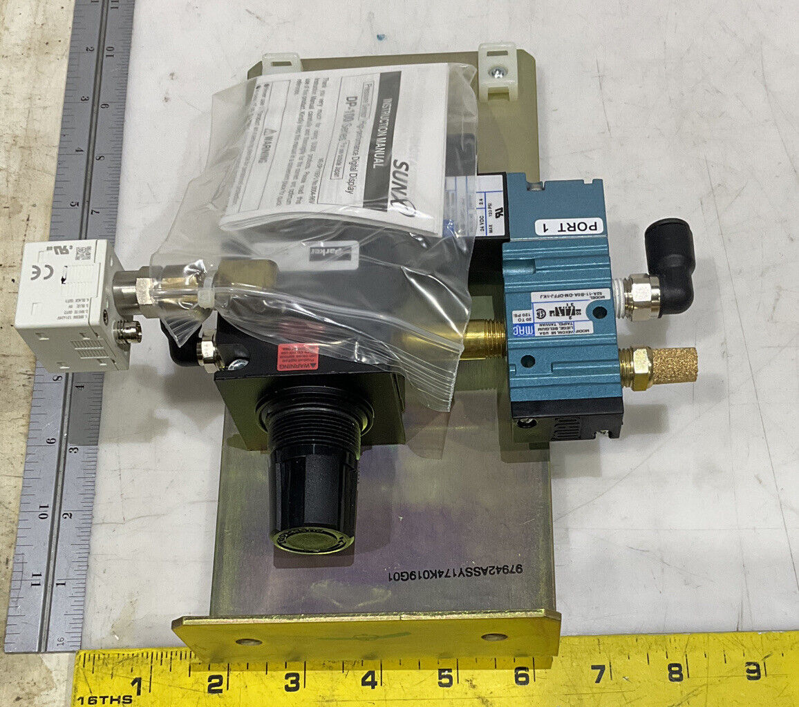 GENERAL SUNX DP-100 174K019G01 INJECTOR NOZZLE PNEUMATIC ASSEMBLY U3S