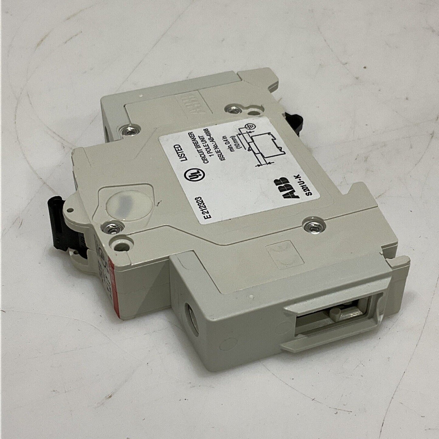 ABB S201U-K S201UK1A CIRCUIT BREAKER 1 POLE UNIT 240V 50/60HZ U3S