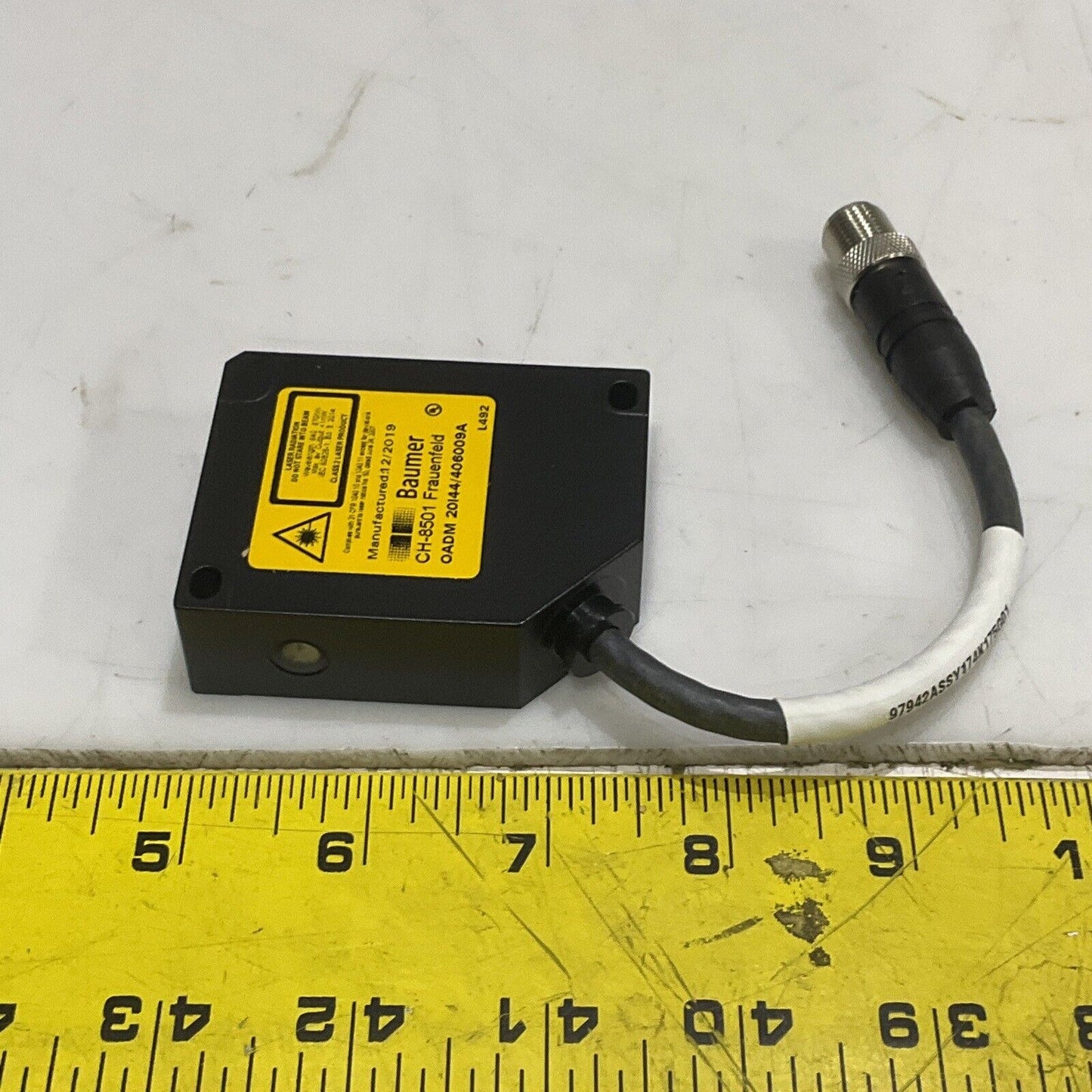 BAUMER OADM 20I44/406009A PHOTOELECTRIC DISTANCE SENSOR U3S