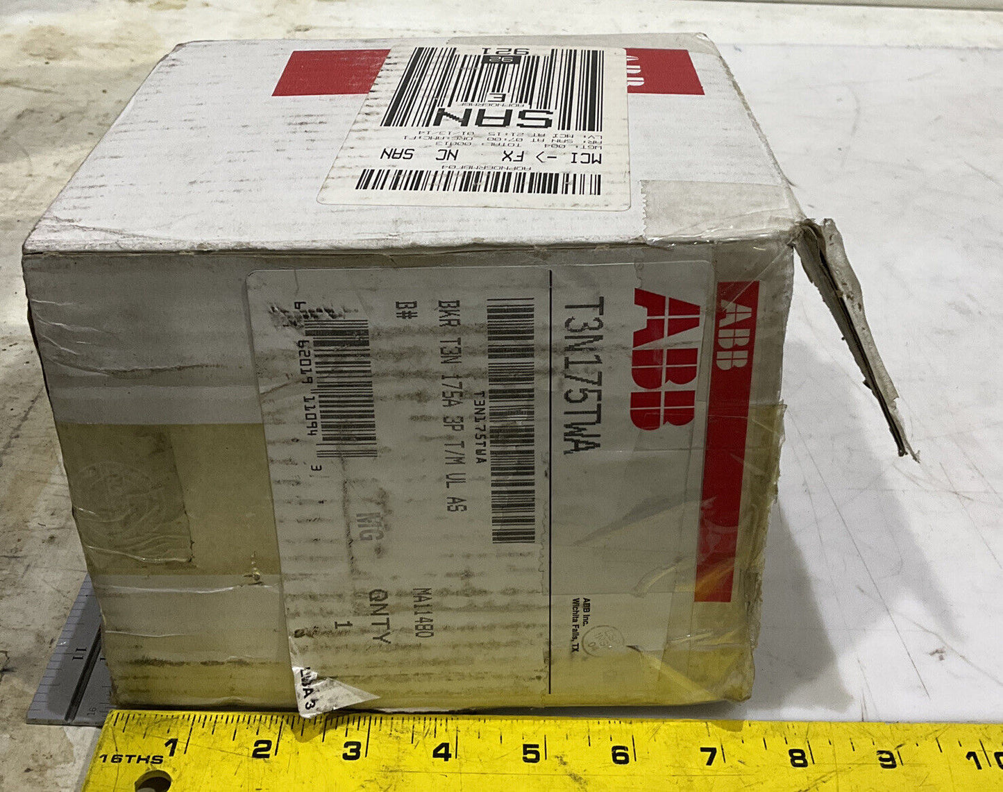 ABB T3N175TWA 175A CIRCUIT BREAKER U3S