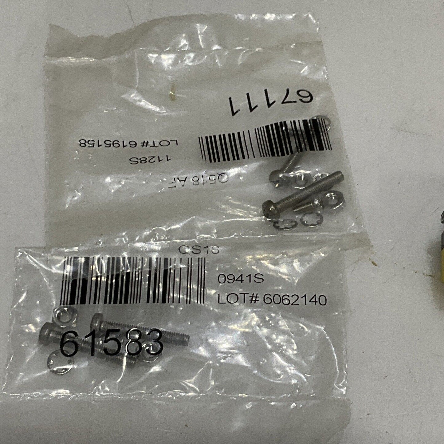 BANNER QS18VP6LPW-78992 PHOTOELECTRIC SENSOR WIDE ANGLE PNP DP 4PIN LOT OF 2 U3S