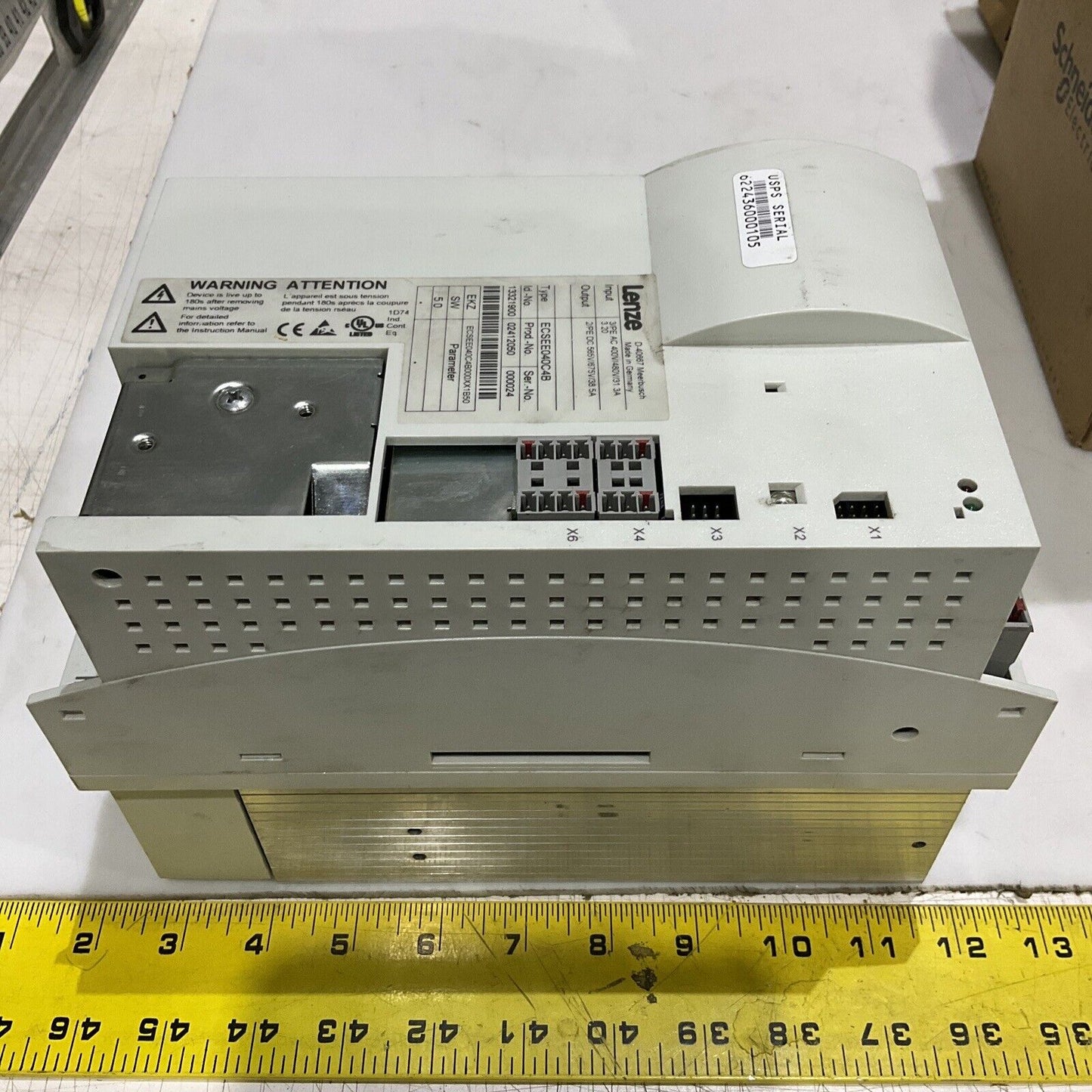 LENZE ECSEE040C48 POWER SUPPLY MODULE U3S