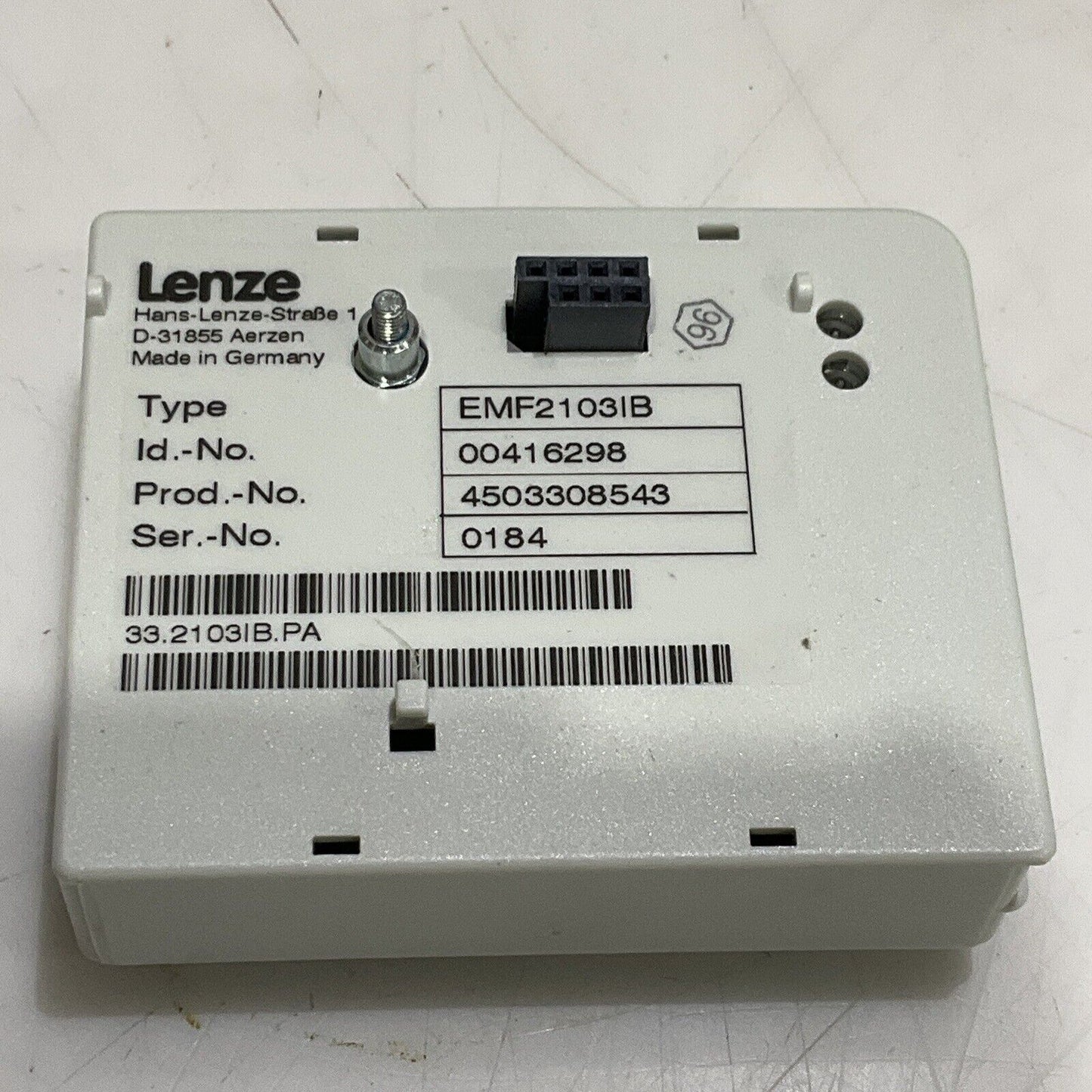 LENZE EMF 2103IB FP INTERFACE COMMUNICATION MODULE U3S