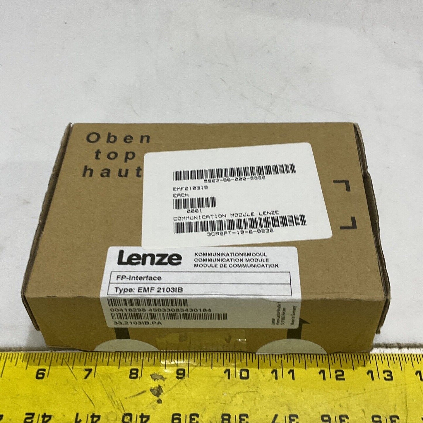 LENZE EMF 2103IB FP INTERFACE COMMUNICATION MODULE U3S