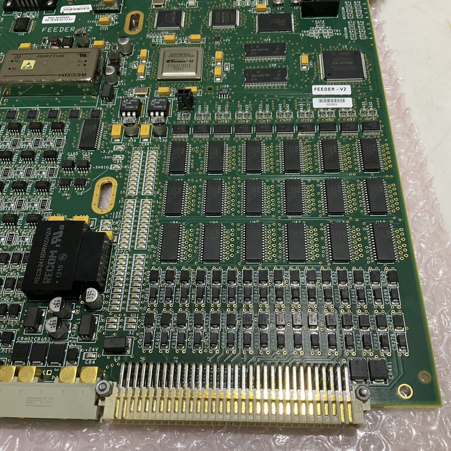 ALTERA RECOM 174K420G01 5999-11-000-5750 V2 FEEDER PROGRAMMED BOARD U3S