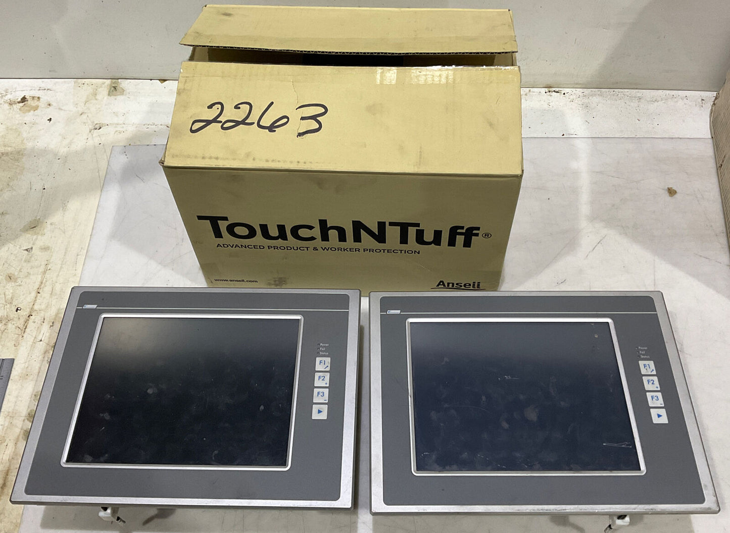 LENZE EL 1700 3401-0005 OPERATOR INTERFACE TOUCHSCREEN LOT OF 2 U3S