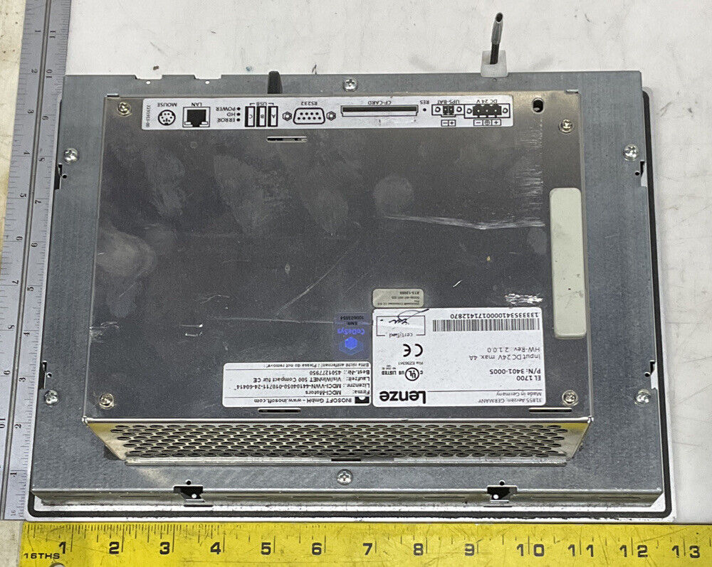 LENZE EL 1700 3401-0005 OPERATOR INTERFACE TOUCHSCREEN LOT OF 2 U3S
