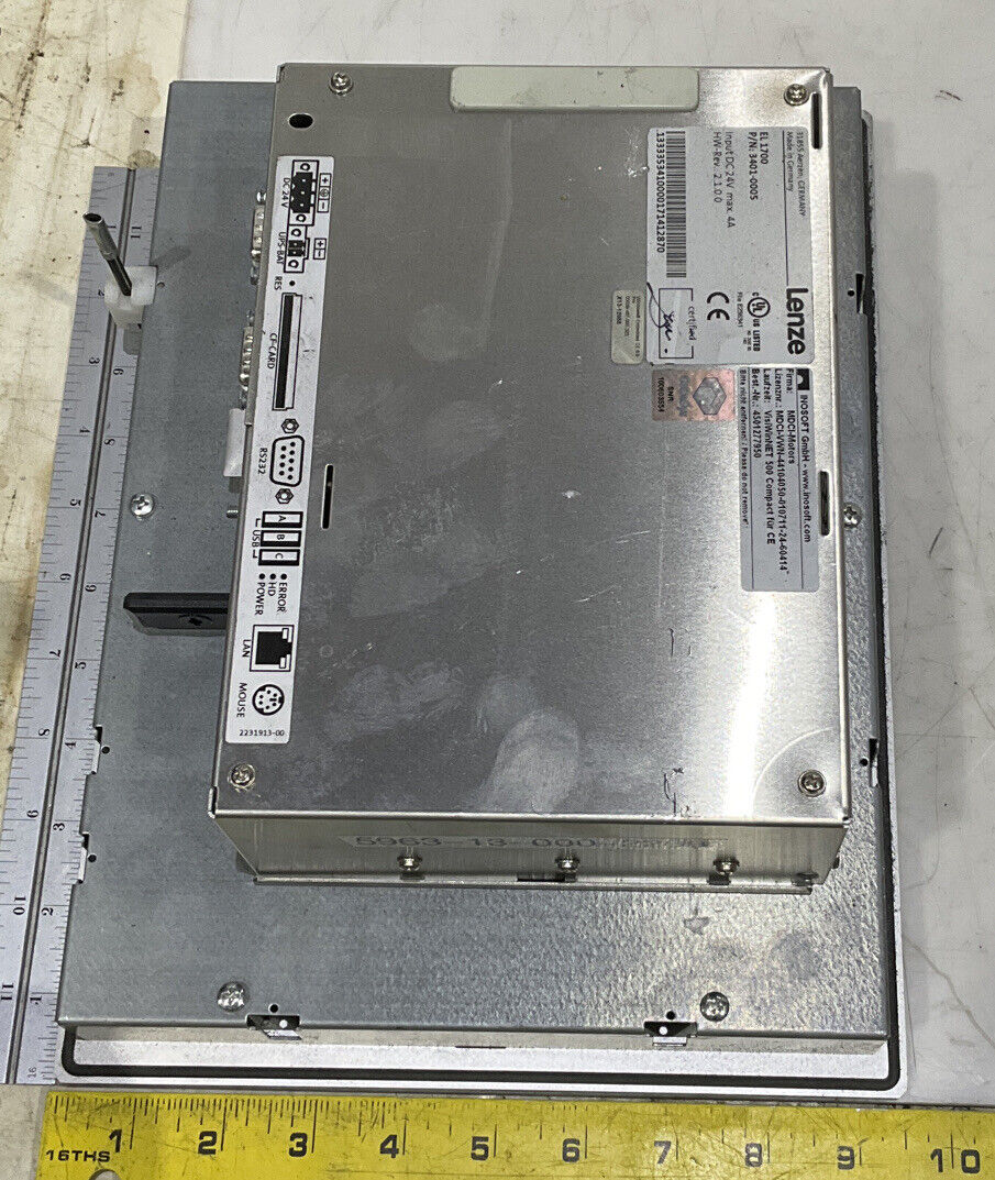LENZE EL 1700 3401-0005 OPERATOR INTERFACE TOUCHSCREEN LOT OF 2 U3S
