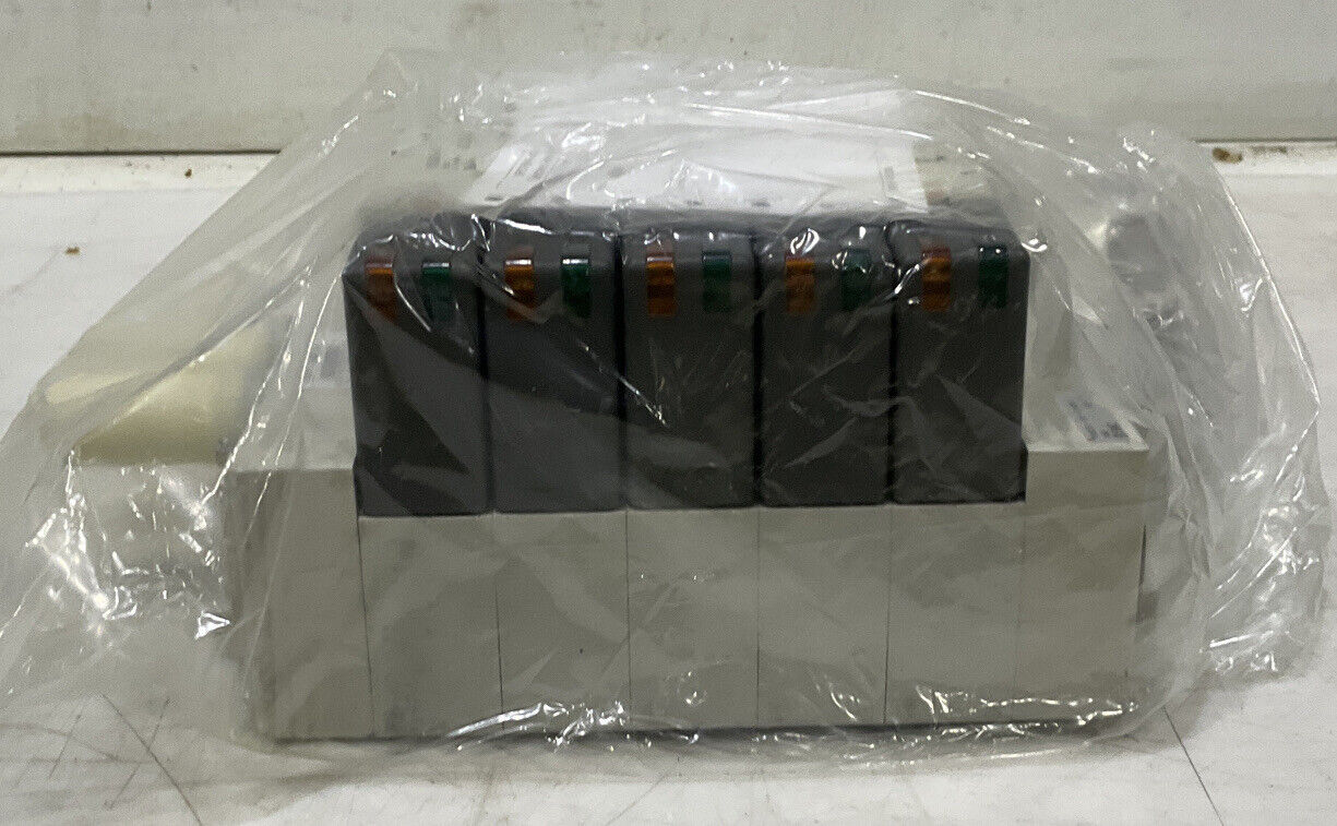 SMC VV5Q41-05-DAM01 VQ4301-5 MOUNTED MANIFOLD ASSEMBLY U3S