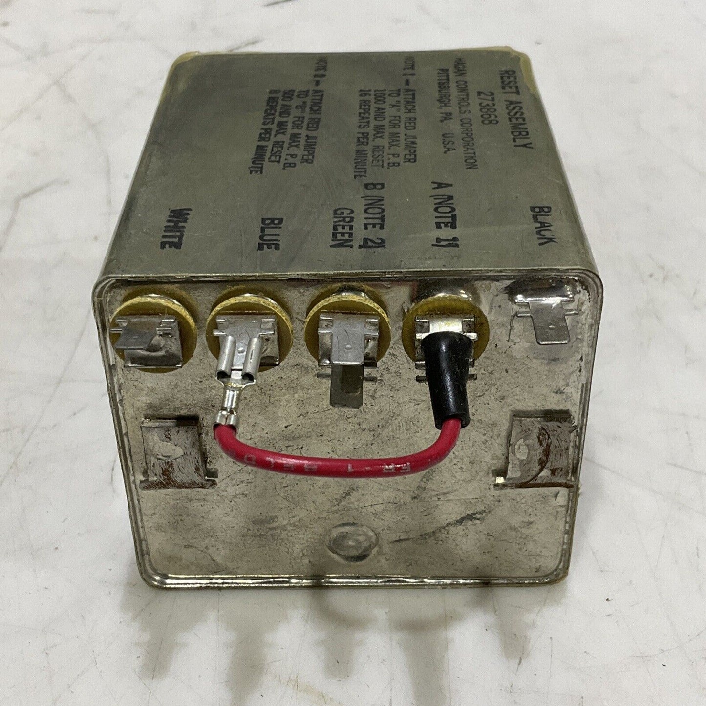HOGAN CONTROLS 273868 RESET ASSEMBLY FOR VOLVO 373