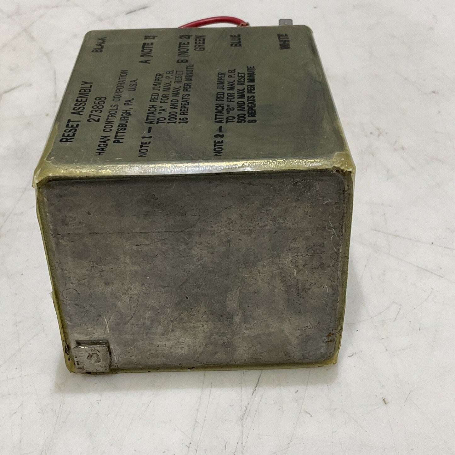 HOGAN CONTROLS 273868 RESET ASSEMBLY FOR VOLVO 373
