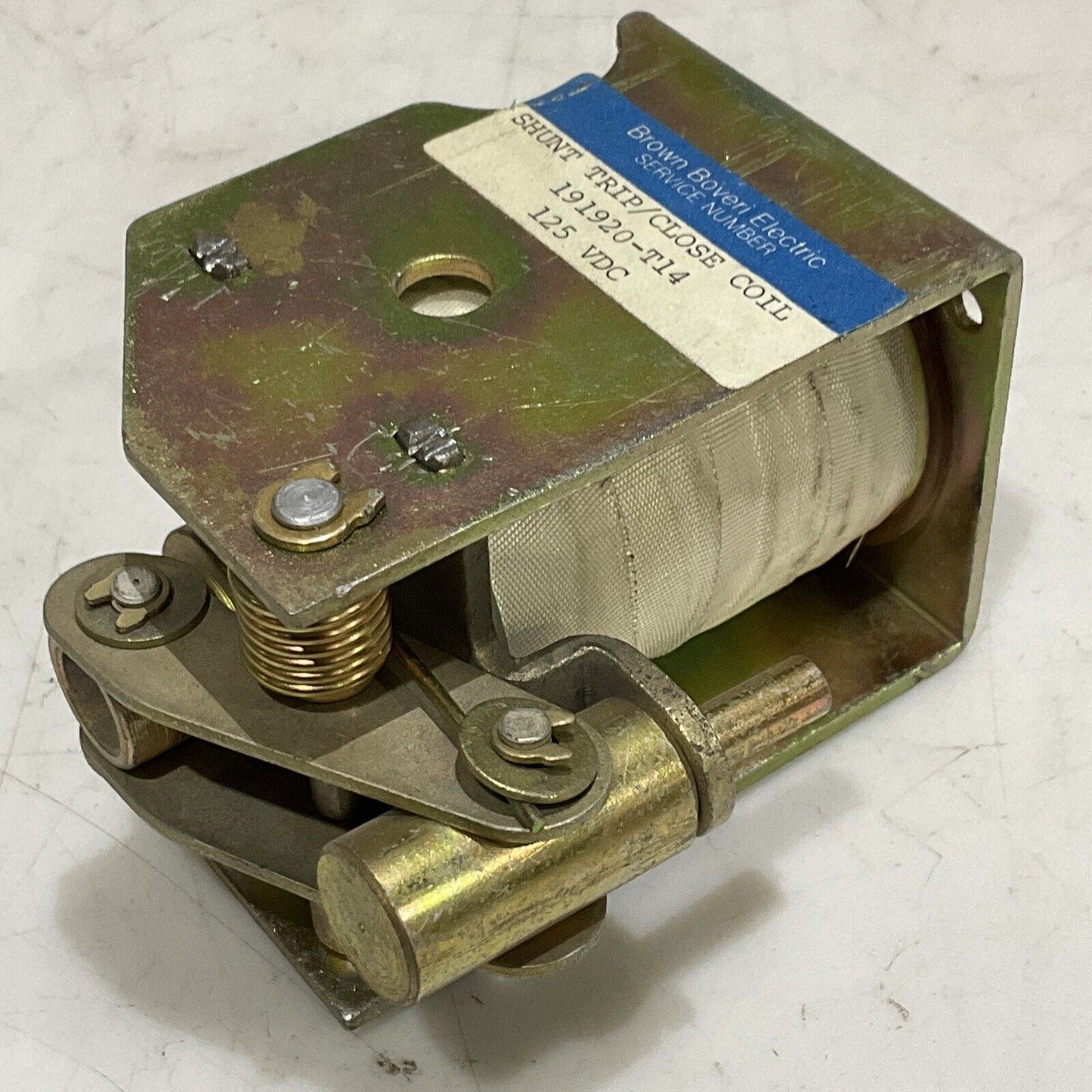 GOULD BROWN BOVERI ELECTRIC 19120-T14 CLOSE COIL SHUNT TRIP 125 VDC 373