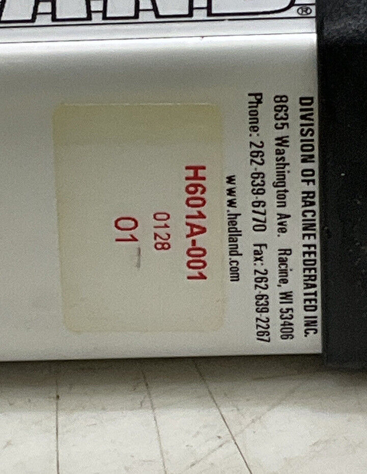 HEDLAND H601A-001 6348009 FLOW METER 373