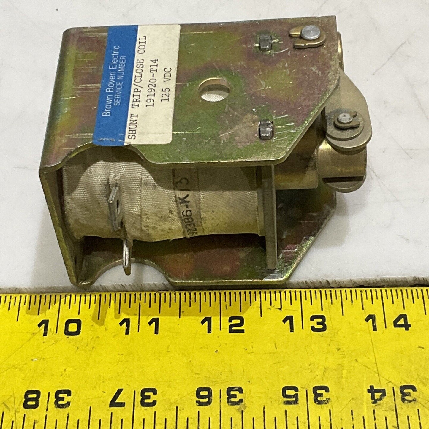 GOULD BROWN BOVERI ELECTRIC 19120-T14 CLOSE COIL SHUNT TRIP 125 VDC 373