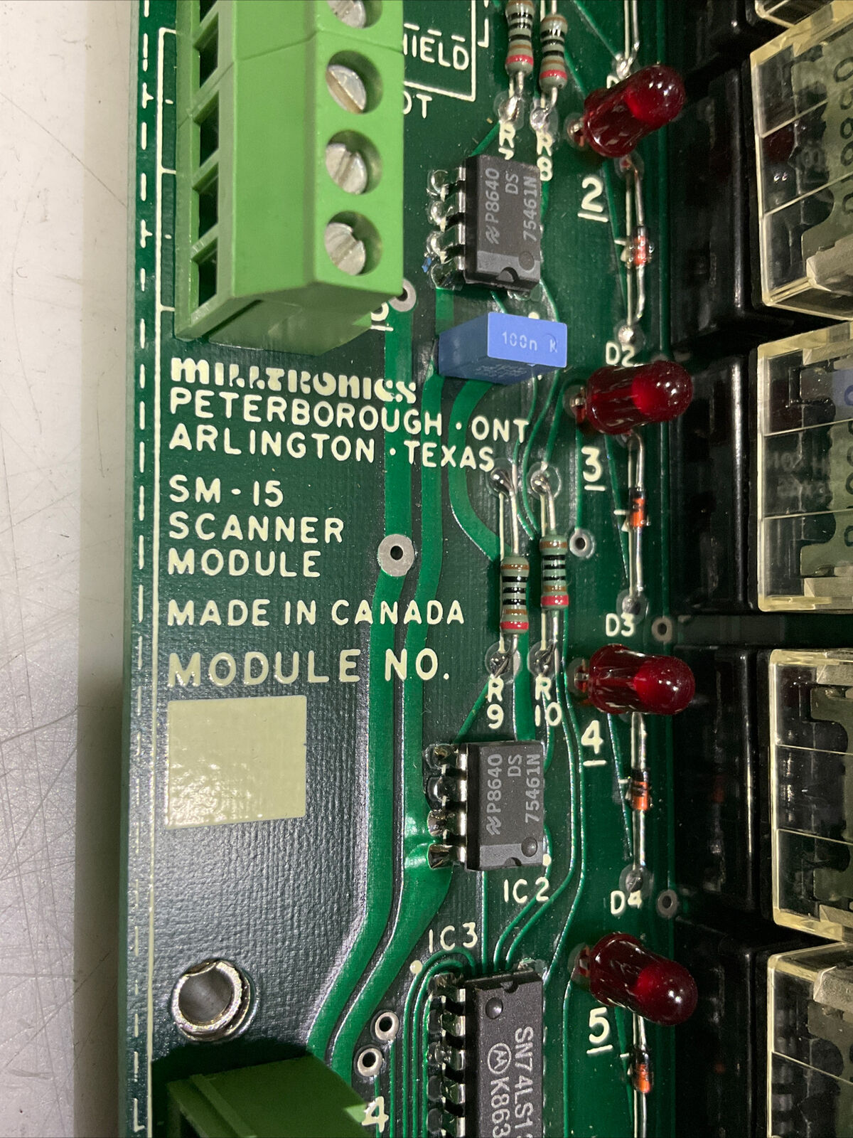 MILLTRONICS SM-15 SCANNER MODULE M400AN0 373