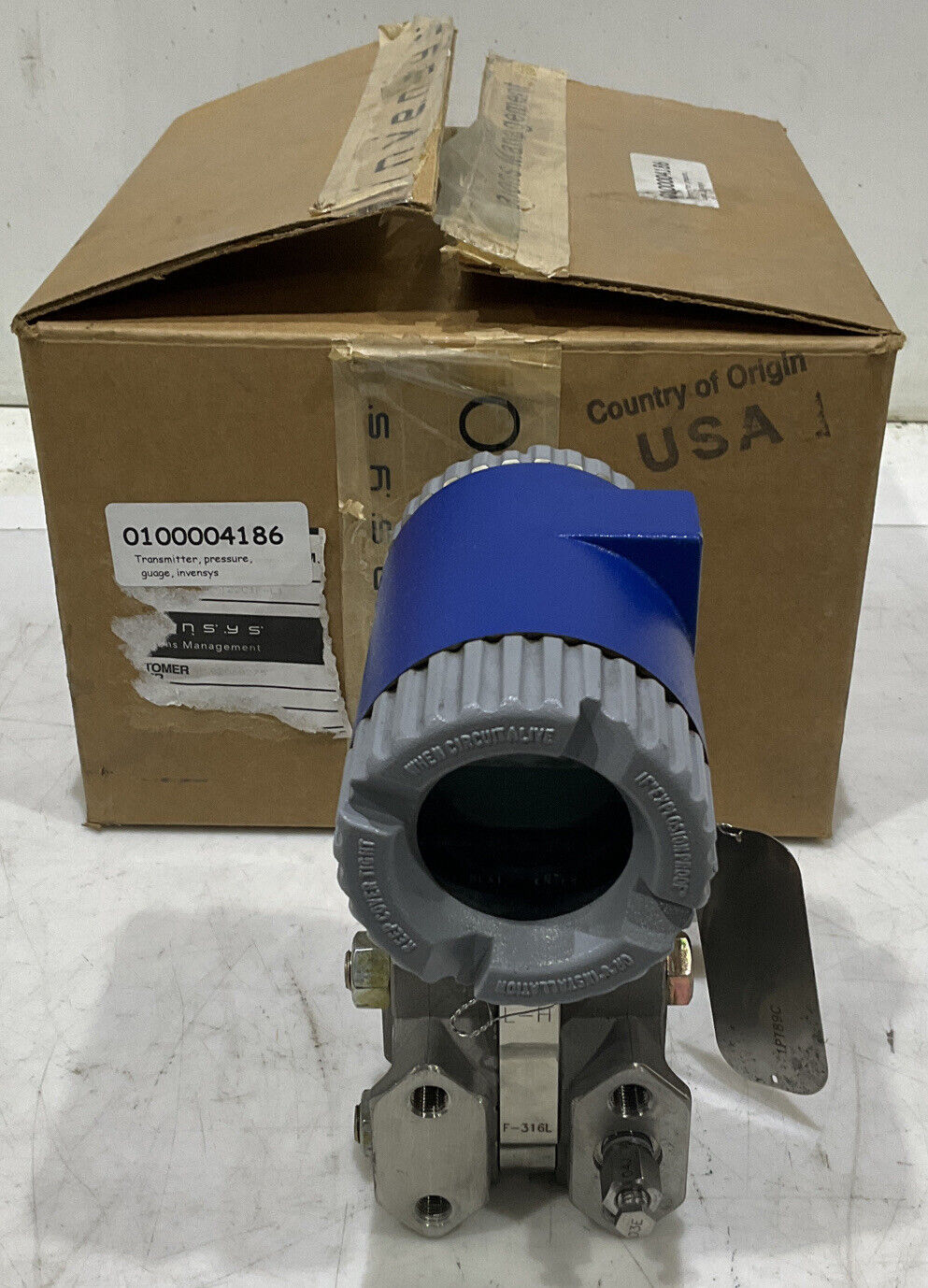 FOXBORO IGP20-T22C01F-L1T DIFFERENTIAL PRESSURE TRANSMITTER 373