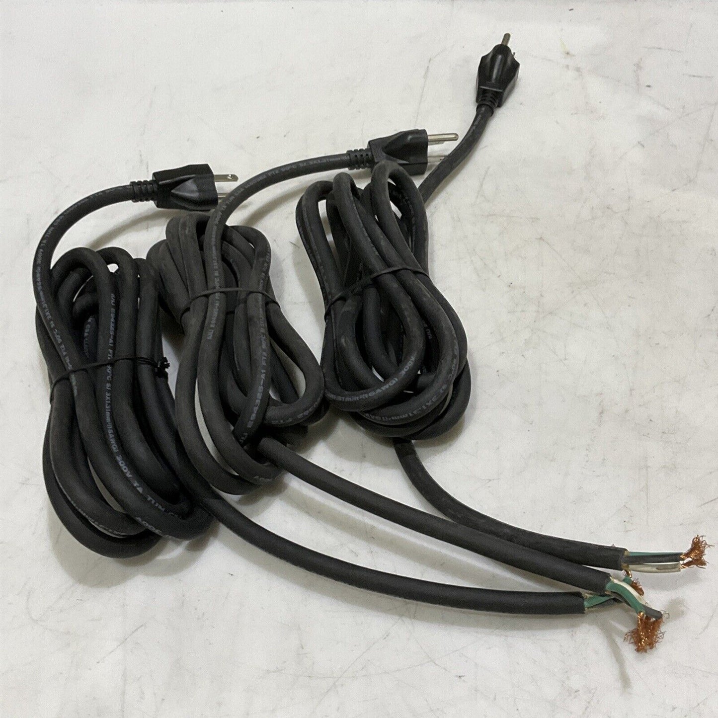 ALPHA WIRE 783 BK078 INTERCONNECT PWR CABLE ASSEMBLY LOT OF 3 373