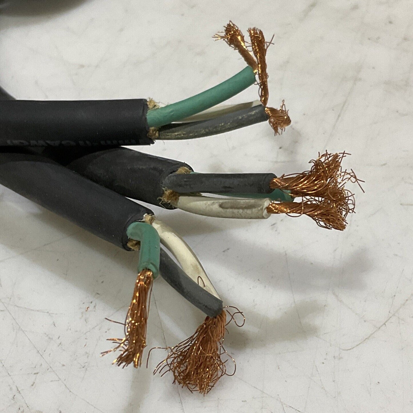 ALPHA WIRE 783 BK078 INTERCONNECT PWR CABLE ASSEMBLY LOT OF 3 373