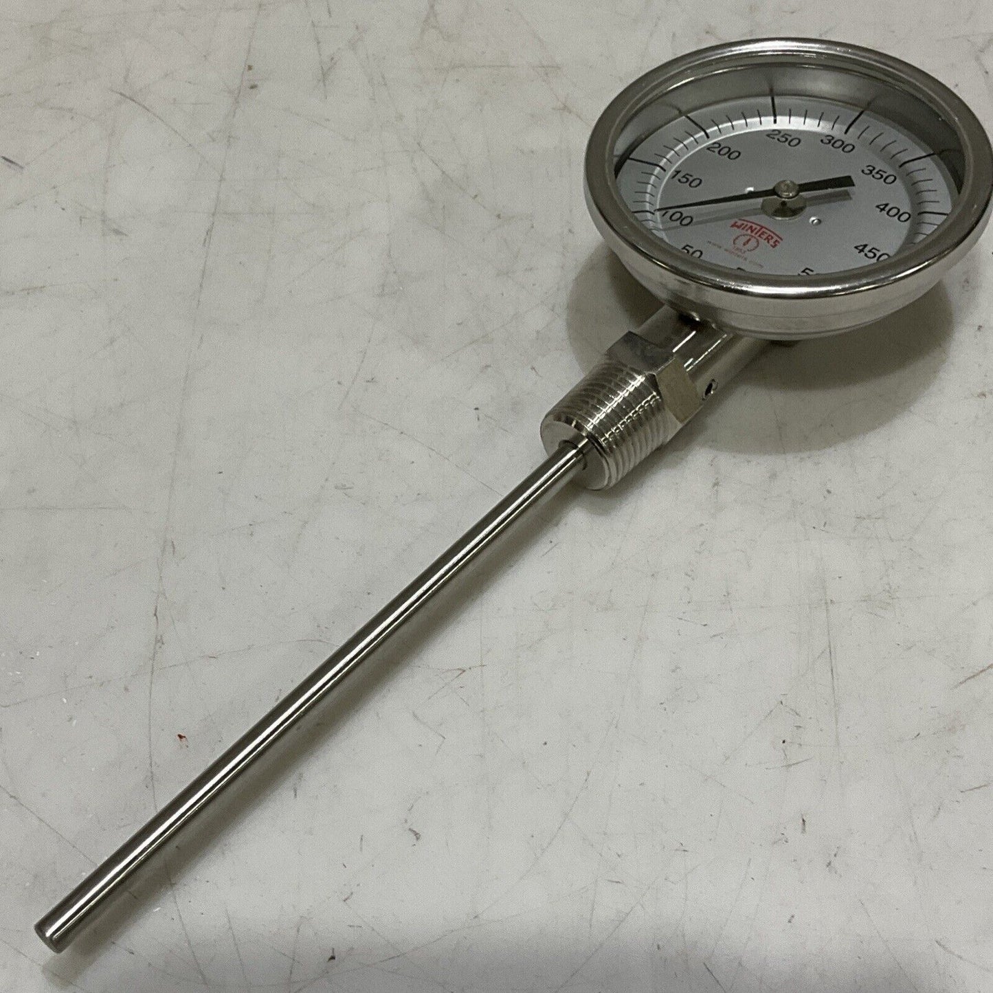 WINTERS XR-6-5-550 BIMETAL THERMOMETER 3” 6” STEM 373