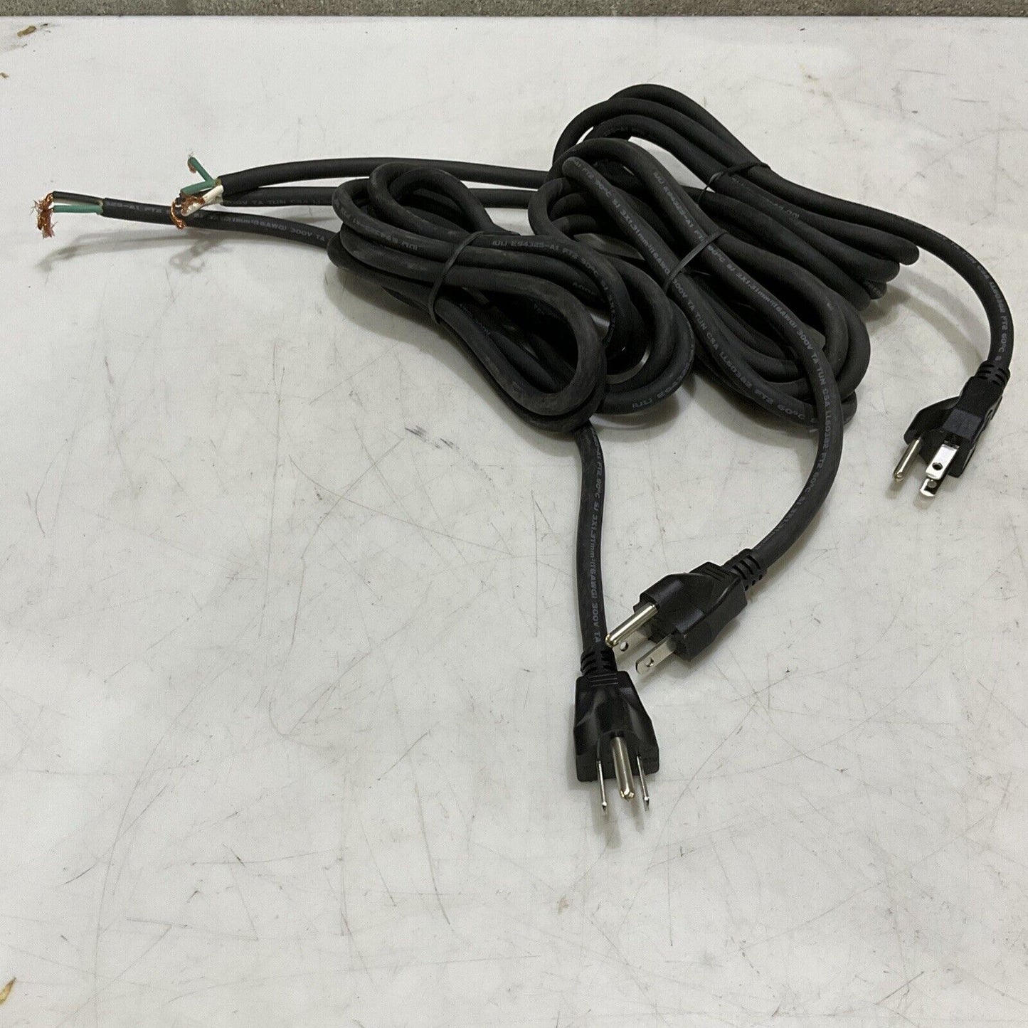 ALPHA WIRE 783 BK078 INTERCONNECT PWR CABLE ASSEMBLY LOT OF 3 373